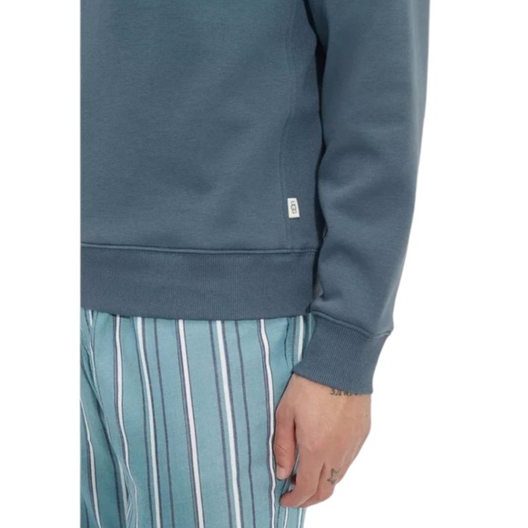 UGG Men’s Lightweight Harland Crewneck Pullover Fleece Sweatshirt Large - Picture 3 of 13